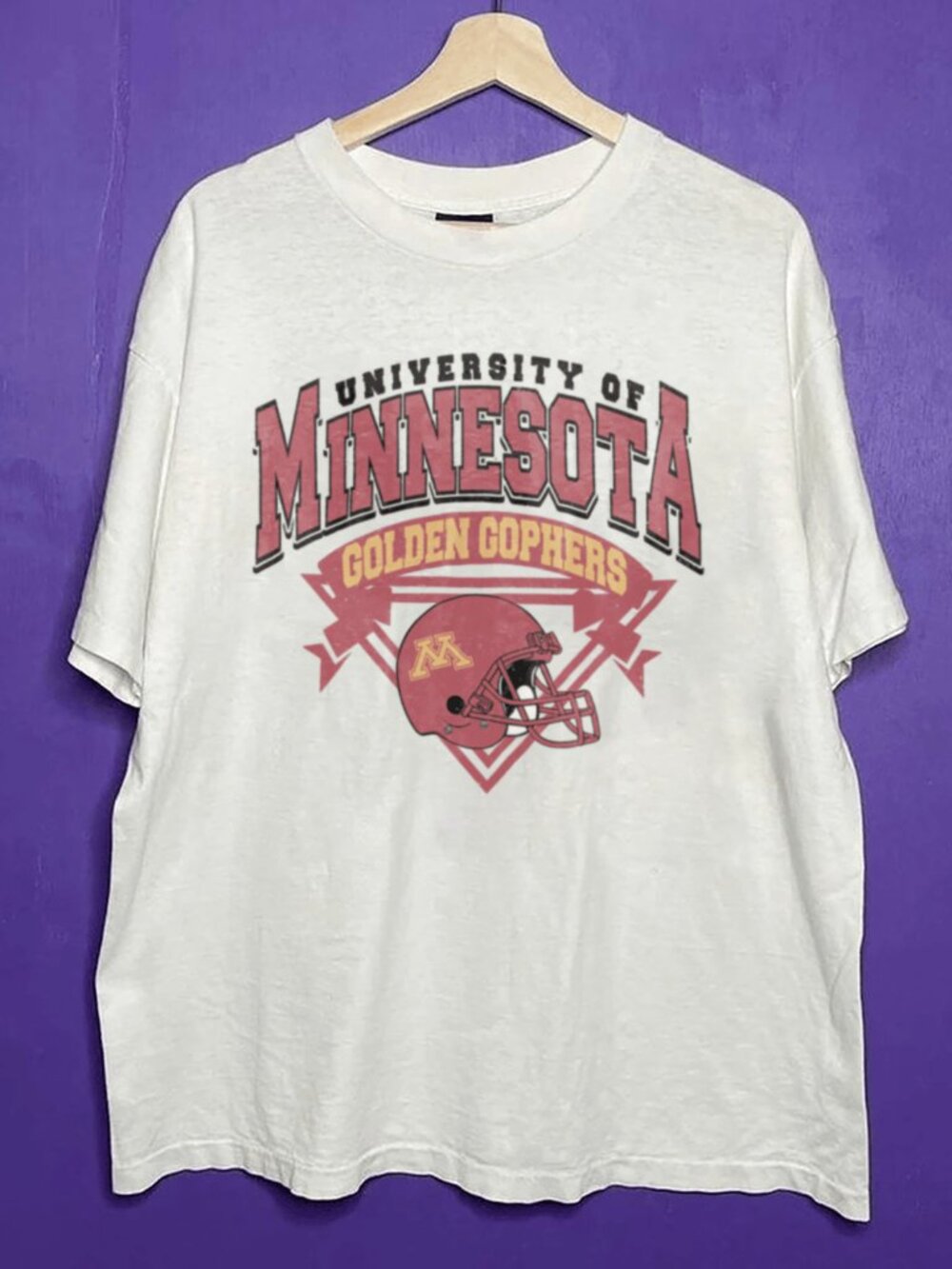 Vintage Minnesota Golden Gophers Football Shirt, University of Minnesota Shirt